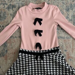 Zunie Houndstooth Toddler Dress 🎀